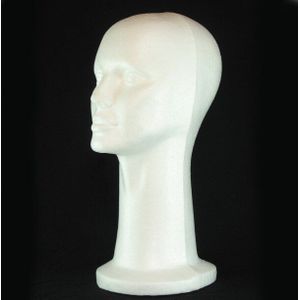 1 PC 53 cm Vrouwelijke Styrofoam Foam Head Stand Mannequins Display Pruik Haar Glazen Hoed DIY Kleding Naaien Foam Mannequins
