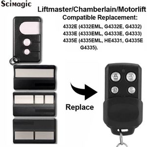 Liftmaster 4332E 4333E 4335E Garagedeur Afstandsbediening Zender Chamberlain Motorlift 4335EML 433 Mhz Gate Deuropener