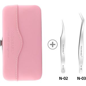 Nagaraku Wimper Extension Pincet Set Kit Grote Precisie Rvs Mega Volume Fans Pick Up Wimper Toepassing Gereedschap