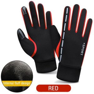 Winter Fietsen Handschoenen Touch Screen Riding Mtb Fiets Handschoenen Heren Warm Winddicht Waterdicht Fleece Gevoerde Thermische Handschoenen