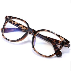 Mode Anti-Blauw Licht Zonnebril Unisex Optische Glazen Oval Frame Retro Platte Spiegel Vrouwen Leesbril Eyewear