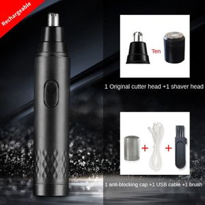 Elektrische Neus Tondeuse En Oorhaar Trimmer Vacuüm Cleaning System Voor Mannen Neus Tondeuse Waterdicht Voor Heren