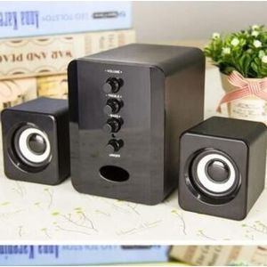 Usb Subwoofer Systeem, Bedrade Luidsprekers Geweldig Voor Muziek, Films, Gaming, En Multimedia Computer Laptops