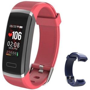 Longet Smart Polsband GT101 Kleur Screen Mannen Vrouwen Fitness Tracker Bluetooth Hartslagmeter Smart Armband Voor Running
