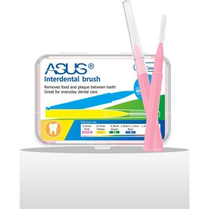 60Pcs 0.6-1.5Mm Interdentale Borstels Gezondheidszorg Tand Push-Pull Escova Verwijdert Voedsel En Plaque Beter tanden Mondhygiëne Tool