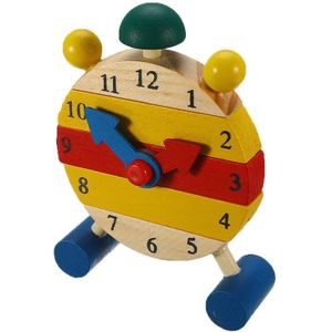 Kid Klok Houten Puzzel Mini Puzzels Speelgoed Voor Kinderen Digitale Tijd Leren Onderwijs Spel Jongens