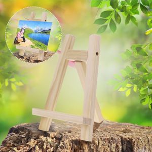 Mini Artist Houten Ezel Hout Stand Display Houder Voor Party Decoratie 20*28 Cm Triange Schildersezel