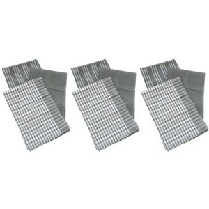 9 Stuks/set Van Keuken Handdoeken Klassieke Katoenen Theedoek Vaatdoek Absorberende Haar Machine Servies Thuis