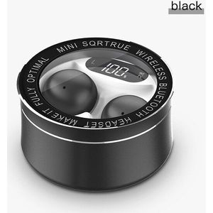 Qstt X26 Ultra Kleine Mini Verborgen Draadloze Bluetooth 5.0 Oortelefoon Touch Control Portable Charging Case Oordopjes Tws Sport Headset