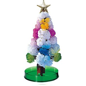 1Pcs Nieuw Magic Groeiende Kristallen Sakura Papier Bomen Speelgoed Kerstboom Desktop Kersenbloesem Kerst Kids Toys Funny