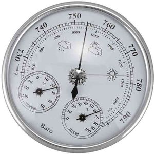 Wandmontage Huishouden Thermometer Hygrometer Hoge Nauwkeurigheid Manometer Air Weer Instrument Barometer