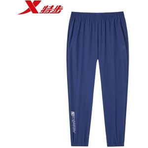 Xtep Mannen Sport Enkellange Broek Herfst Geweven Sneldrogende Ademende Running Casual Broek Voor Mannen 881329A29240