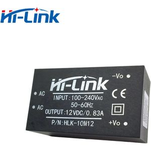 Hi-Link 2Pcs 220V 12V 10W Ac Dc Geïsoleerde Intelligente Huishoudelijke Compact switching Mini Voeding Module