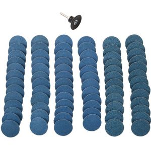 75 Pcs Schuren Discs Set 2 Inch Quick Change Disc Met 1/4 Inch Lade Houder Voor Die Grinder Strip Grind polish Afwerking