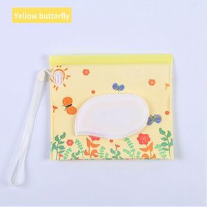 Eva Milieuvriendelijke 18*16 Cm Draagbare Natte Veeg Tas Luminescentie Touw Cleaning Wipes Case Doekjes Container 1Pcs Herbruikbare