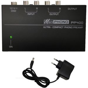 PP400 Ultra-Compact Phono Voorversterker Voorversterker Met Rca 1/4Inch Trs Interfaces Preamplificador Phono Voorversterker Voorversterker