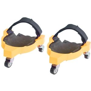 Multifunctionele Universele Wiel Katrol Knie Pad Protector Bouw Werk Floor 11UA