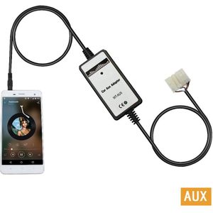 Moonet Auto Audio MP3 Speler AUX Interface Cd-wisselaar AUX Adapter voor Toyota Corolla Avensis Camry RAV4 Yaris QX015