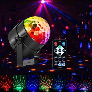 Mini Stage Light Kerstvakantie Verlichting Dj Disco Night Lights Met Afstandsbediening Sound Activated Voor Muziek Party