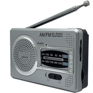 Volledige Band Am Fm Radio Telescopische Antenne Multifunctionele Radio Fm Ontvanger Retro Fm Wereld Pocket Radio Speler Voor Oudere R2033