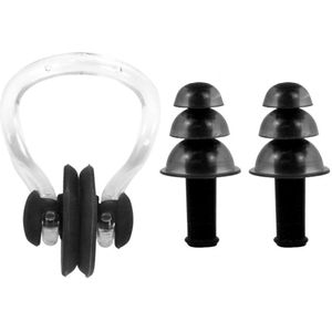1 Set Oordopjes Neus Clip Set Ruisonderdrukking Slapen Oordopjes Beschermende Veilig Professionele Zwemmen Oordopjes Kit