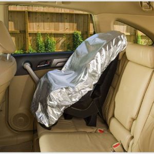 Auto Kinderzitje Zonnescherm Protector Voor Kinderen Kids Aluminium Film Zonnescherm Uv Protector Dust Isolatie Cover