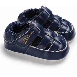 Zomer Pasgeboren Baby Jongens Schoenen Pu Leather Kids Schoenen Babyschoenen Zachte Zolen Baby Prewalker