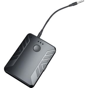 Multipoint Bluetooth 5.0 Audio Zender Ontvanger Voor Tv Pc Verbinding 2 Hoofdtelefoon 3.5Mm Stereo Draadloze Adapter Met Microfoon