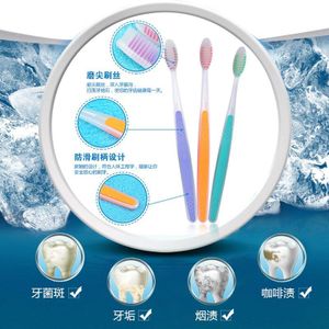 [4 geïnstalleerd] Tandenborstel Kent Volwassen Zachte Tandenborstel Fijne Slice Gum Care Family Pack Elasticiteit Borstel Handvat-