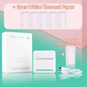 Pocket Mini Printer Student Studie Printer Labels Handig Thermische Printer Zoeken Vraag Mini Draagbare Thermische Printer C19