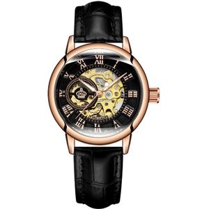 Montre Femme Top Brand Orkina Luxe Mode Mechanische Horloges Rose Goud Dames Skelet Automatische Horloges Voor Vrouwen