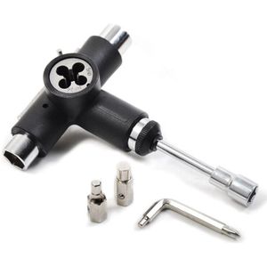 Skateboard Moersleutel Skateboard Reparatie Kit Semi-Automatische Tool Skate Board T-Vorm Multifunctionele Roller Skate Zware Wrench