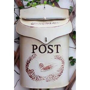 Verontruste Retro Decoratieve Handwerk Metal Mailbox Brievenbus Brievenbus Wanddecoratie
