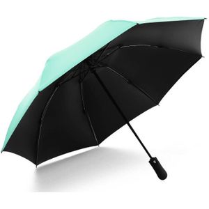 Effen Kleur Volautomatische Opvouwbare Paraplu Zakelijke Gentleman Een Open Business Mannen Korte Handvat Paraplu