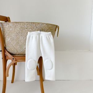 Baby Broek 2022 Gebreide Snoep Kleur Bodems Outfits Peuter Meisjes Geribbelde Leggings Gestreepte Casual Broek Baby Boy Kleding