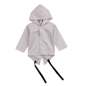 Newborn Baby Boy Kid Top Windbreaker Hooded Outwear Coat Jacket Overcoat Clothes