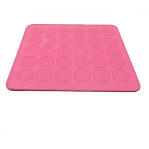 Bitterkoekje Kit Macaron Siliconen Mat Non-stick Bakvorm Set 48 Capaciteit Macaron Mat Pad Pot Taart decoreren Leveringen