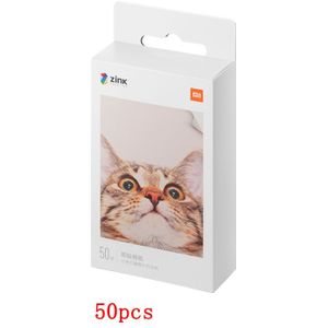 Originele Xiaomi Zink Pocket Printer Papier Zelfklevend Photo Print 10/20/50 Vellen Voor Xiaomi 3-Inch mini Pocket Photo Printer