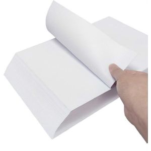 100 Pces/Verpakking 70G Copier Papier A4 Enkel Kantoor Materiaal Tas Schop 80G Wit Papier Fcl Printable sticker Kopieerpapier