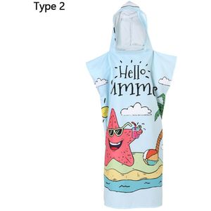 Microfiber Unisex Strand Veranderende Handdoek Quick-Dry Surf Poncho Gewaad Met Kap Wetsuit Voor Zwemmen Surfen Handdoek Gewaad