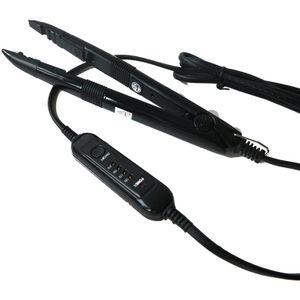 1 PC Zwart Salon Thuisgebruik Controle Iron Heat Keratine Hair Extensions Gereedschap Mini Iron Fusion Connector