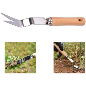 Rvs Tuin Schop Spade Multi Tool Houten Handvat Wieder Met Zaagtand Heerser Graven Troffel Bonsai Landbouw Tool