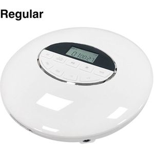 3.5Mm Jack Auto Multifunctionele Draagbare Cd Speler Anti Skip Kleine Batterij Aangedreven Met Lcd-scherm Compact Muziek Usb Aux ronde