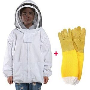 Bijenteelt Kleding Sluier Hood Handschoenen Hoed Doek Jas Beschermende Bijenteelt Pak Imkers Bee Pak Apparatuur