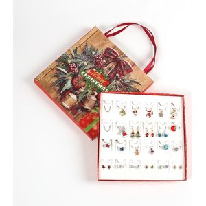 Mode-sieraden Advent Kalender Met 24 Pcs Meisjes Kerstcadeaus Charms Diy Armband Ketting Countdown Kalender Kids Tiener