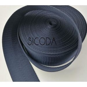 SICODA 10 yards 38mm breed Gladde nylon tape heavy duty 1.0mm dikke Nylon visgraatmotief Handtas met bagage en Riem