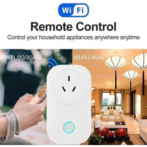 Wifi Smart Socket Us Eu Plug Afstandsbediening Schakelaar Werken Met Alexa Google Thuis Smart Home Automation