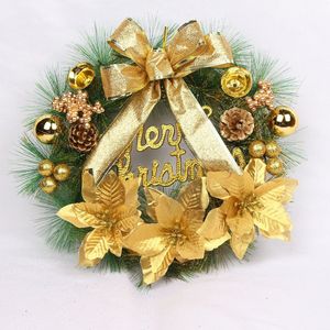 Kerstkrans Venster Voordeur Decoratie Ornamenten Bell Kunstmatige Krans Kerstversiering Xmas Novelty