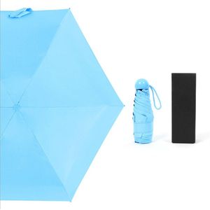 Mini Capsule Vrouwen Paraplu Clear Pocket Anti-Uv Paraplu Winddicht Opvouwbare Paraplu Compact Regen Kinderen Paraplu