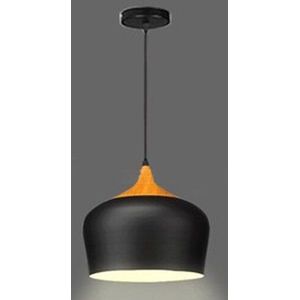 Moderne Lampen Hanglampen Hout En Aluminium Lamp Diameter 30 Cm Restaurant Bar Koffie Eetkamer Led Opknoping Lichtpunt